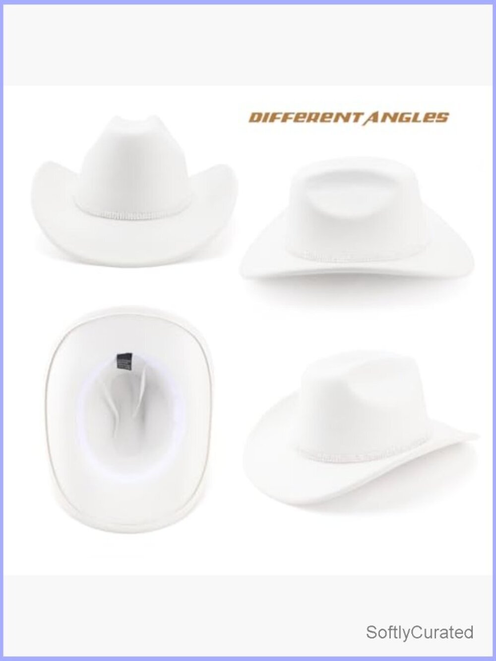 Rhinestone Cowgirl Hat Classic Western Wide Brim Adjustable - Picture 7 of 7